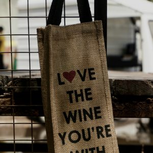 Jute Wine Bottle Bag